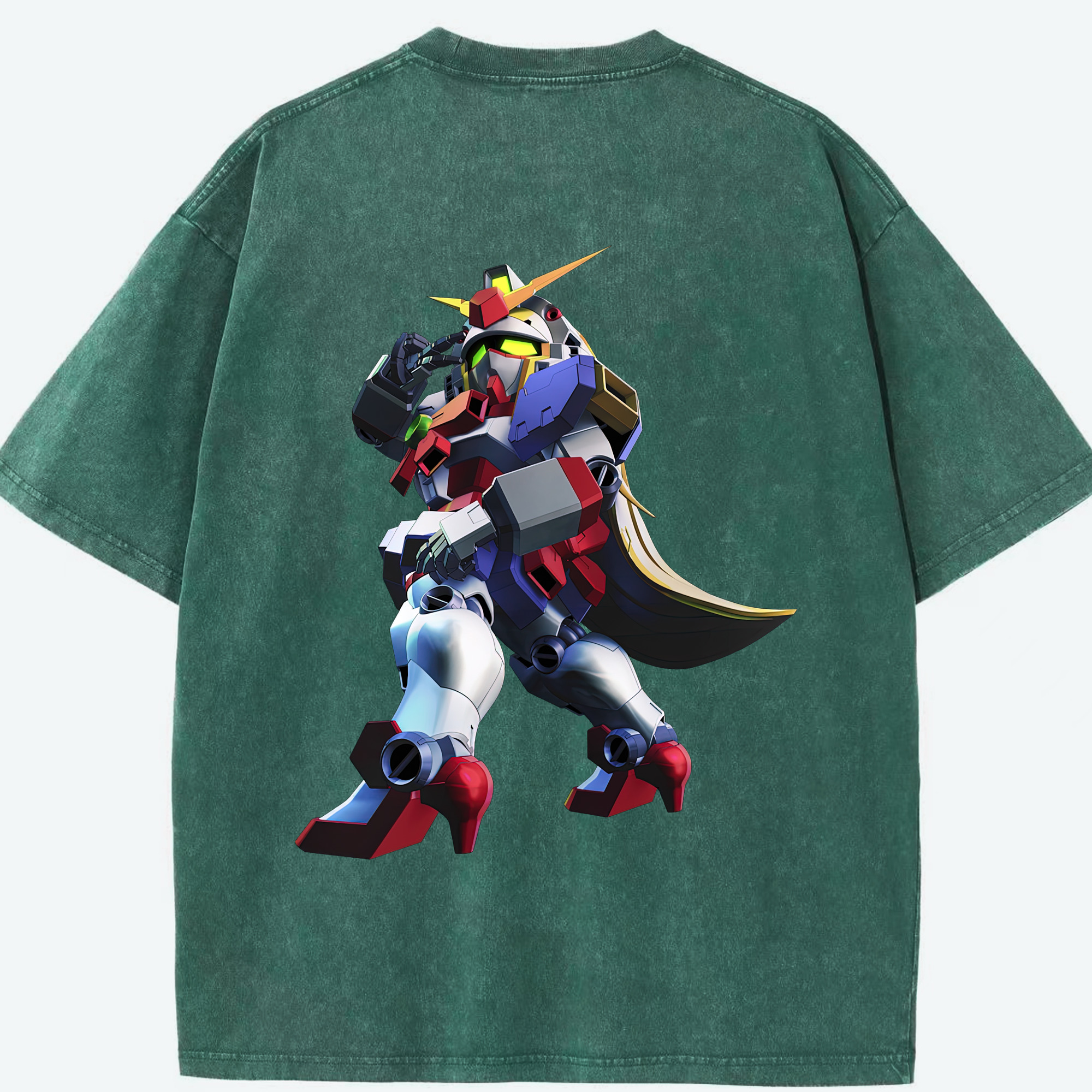 （画像用） 機動戦士ガンダム Mobile Suit Gundam 綿100% ヴィンテージ風 半袖Tシャツ（背面プリント）